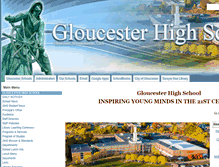 Tablet Screenshot of ghs.gloucesterschools.com